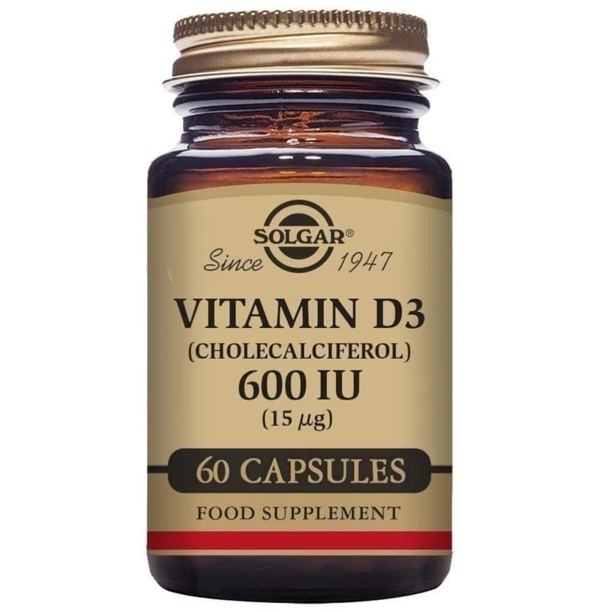 Vitamina D3 (Colecalciferolo) Solgar 600 iu 60 Capsule