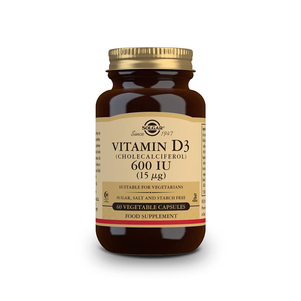 Vitamina D3 (Colecalciferolo) Solgar 600 iu 60 Capsule
