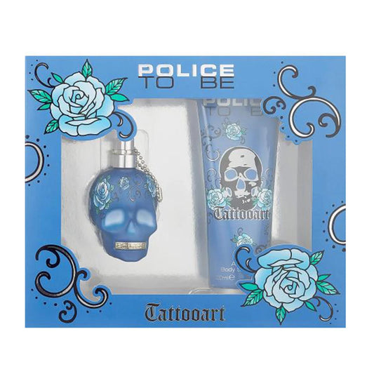 Police to Be Tattooart Eau De Parfum 40ml Spray Locion Corporal Perfumada 200ml