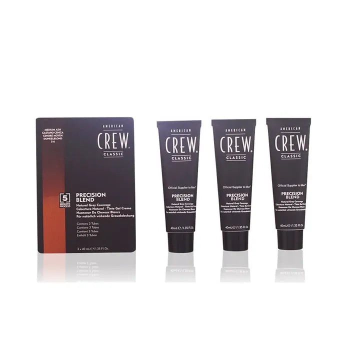 American Crew Precision Blend 5 6 Medium Ash Set 3 Pieces