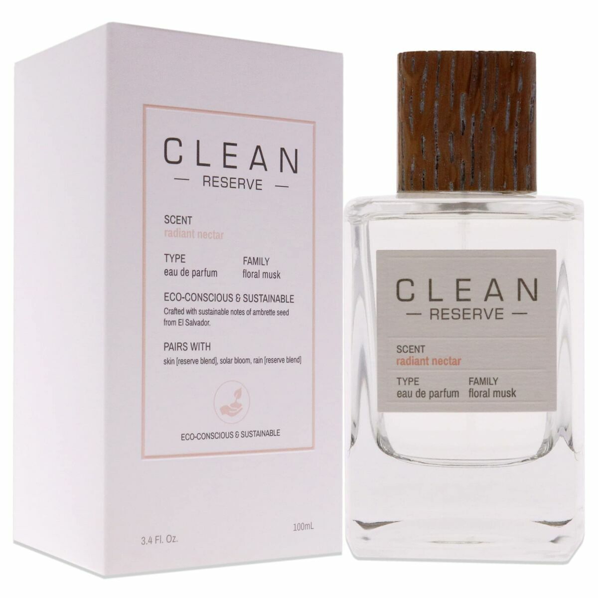 Profumo Donna Clean Radiant Nectar EDP 100 ml