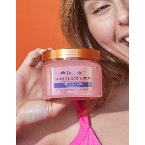 Tree Hut Shea Sugar Scrub Moroccan Rose 510g