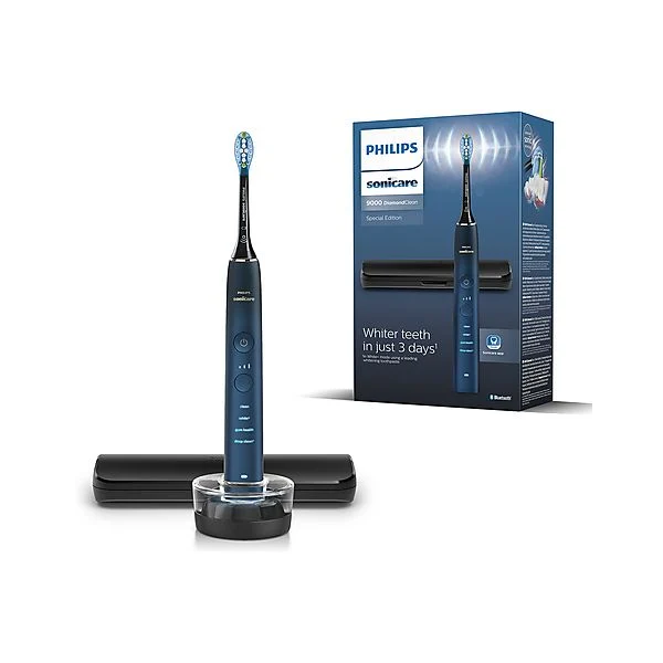 Philips Sonicare DiamondClean HX9911/88 spazzolino elettrico Adulto Spazzolino elettrico sonico Nero, Blu
