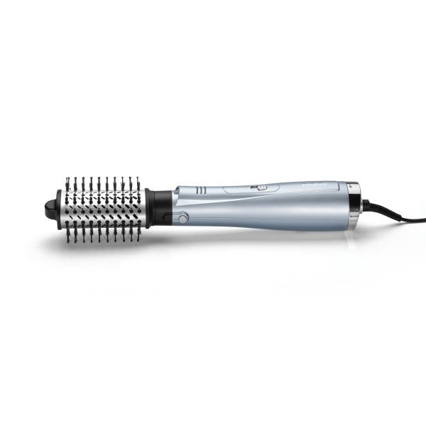 BaByliss Hydro-Fusion Hydro Fusion Smooth & Shape Spazzola ad aria calda Caldo Grigio, Argento 1000 W 2,5 m