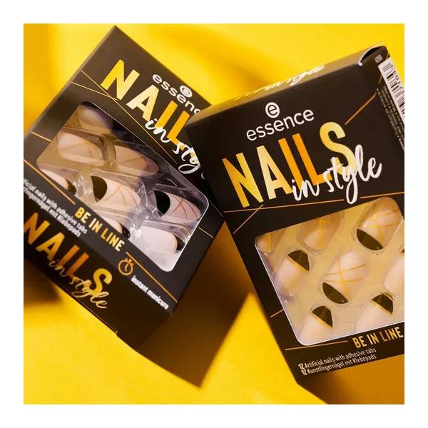 Essence Cosmetics Nails In Style Uas Artificiales Be In Line 12 U 