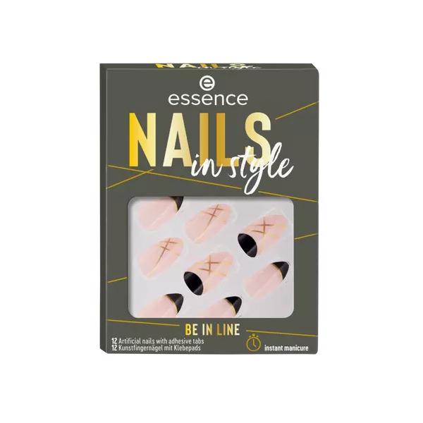 Essence Cosmetics Nails In Style Uas Artificiales Be In Line 12 U