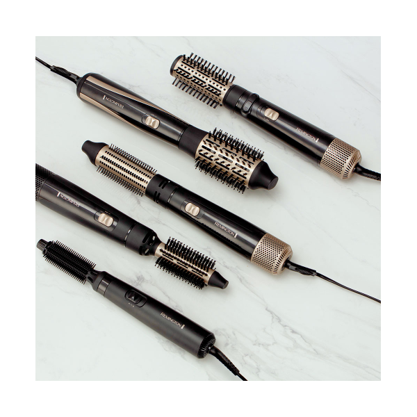 Remington AS7580 Spazzola ad aria calda Nero, Oro 1000 W