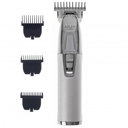 Adler AD 2836S regolabarba Batteria 4 6 mm Argento