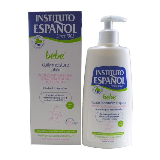 Instituto Espaol Baby Moisturizing Body Lotion Newborn Sensitive Skin Without Allergens 300ml