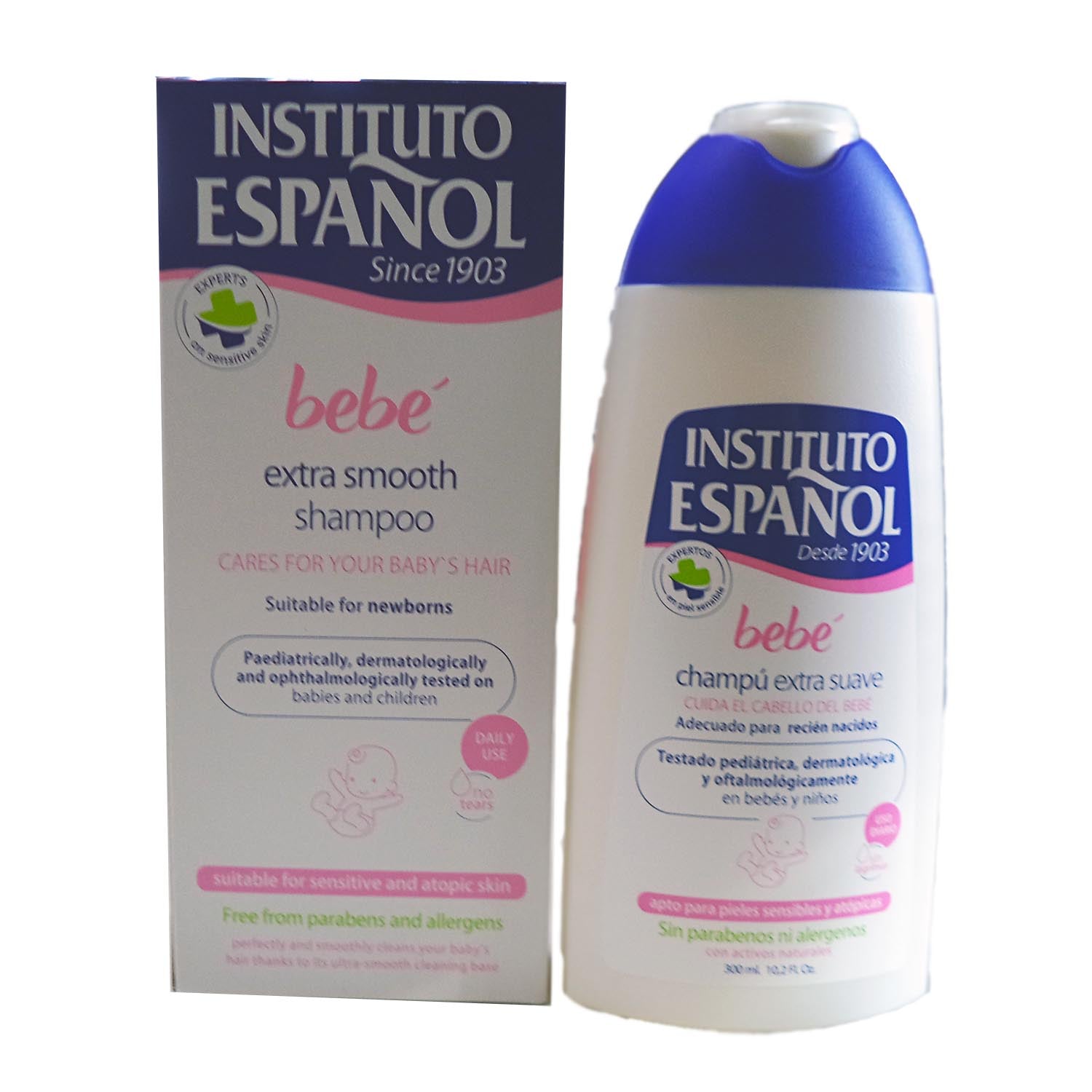 Instituto Espaol Baby Shampoo Extra Soft Newborn Sensitive Skin Without Allergens 300ml