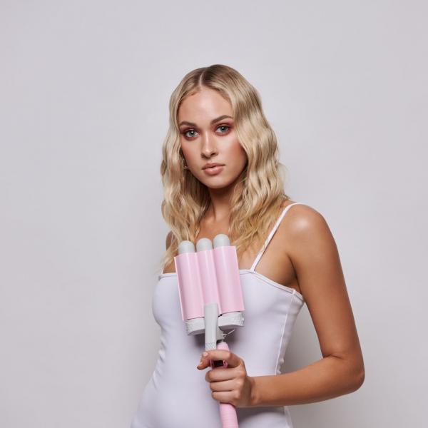 Mermade Profiwelleneisen Pro Wave Pink 32 Mm