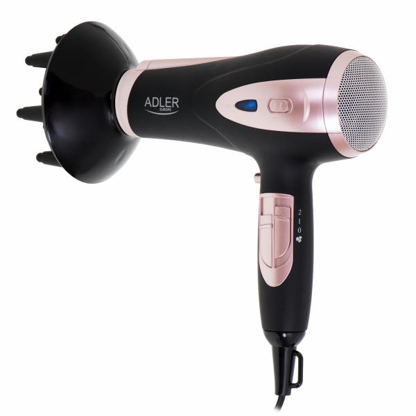 Adler AD 2248B asciuga capelli 2200 W Nero
