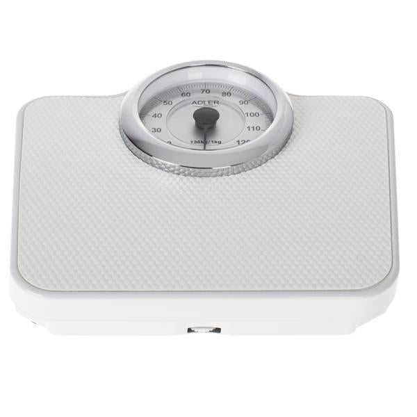 Adler AD 8180 bilance pesapersone Rettangolo Bianco Bilancia pesapersone meccanica