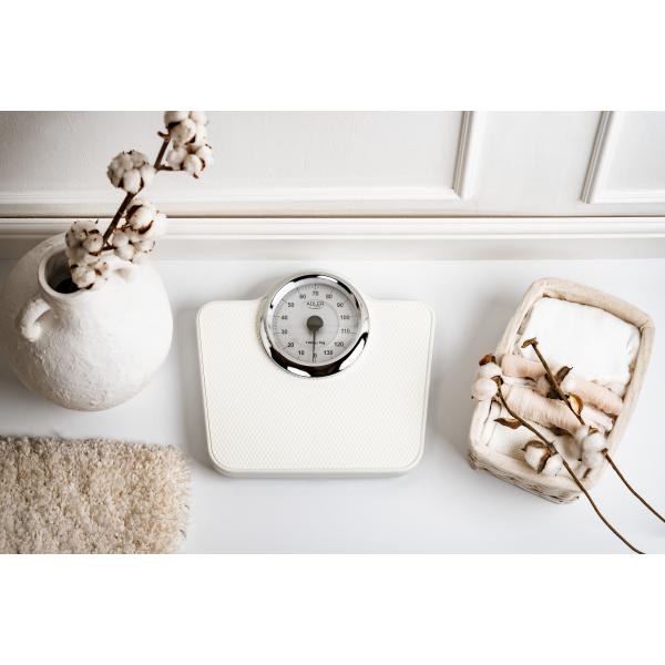 Adler AD 8180 bilance pesapersone Rettangolo Bianco Bilancia pesapersone meccanica