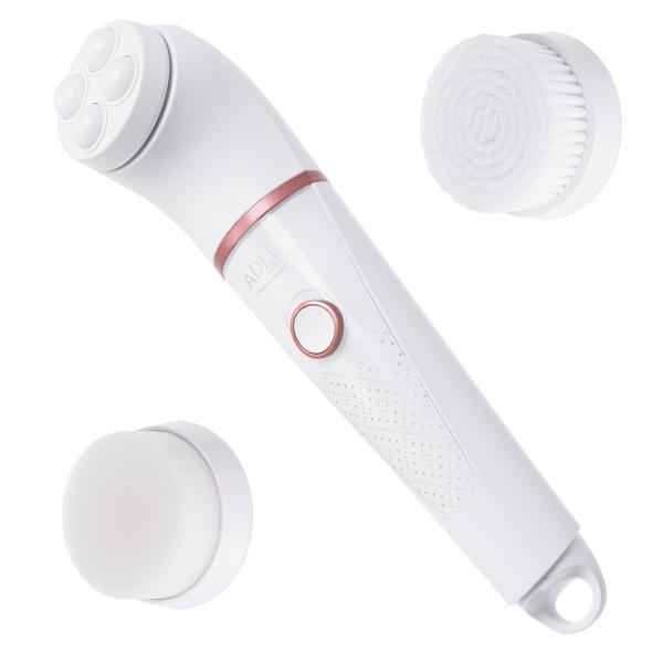 Adler AD 2178 spazzola per la pulizia del viso Spazzola vibrante e rotante Bianco Batteria