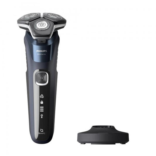 Philips SHAVER Series 5000 S5885/25 rasoio elettrico Rotazione Trimmer Blu