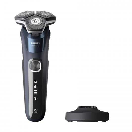 Philips SHAVER Series 5000 S5885/25 rasoio elettrico Rotazione Trimmer Blu
