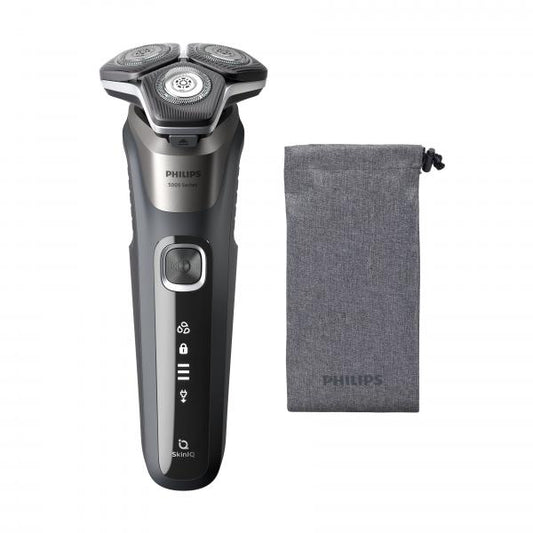 Philips SHAVER Series 5000 S5887/10 rasoio elettrico Rotazione Trimmer Grigio