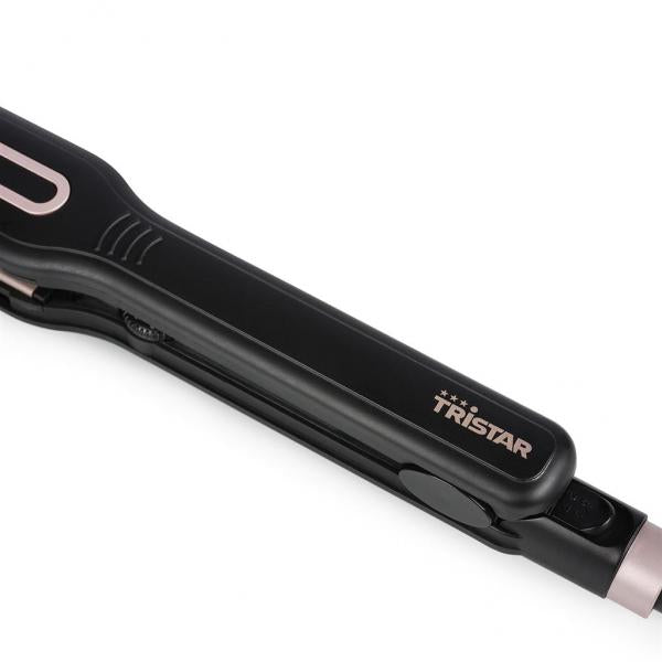 Tristar HD-2411 messa in piega Piastra per capelli Caldo Nero 67 W 1,8 m