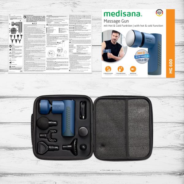 Medisana MG 600 massaggiatore Universale Nero, Blu