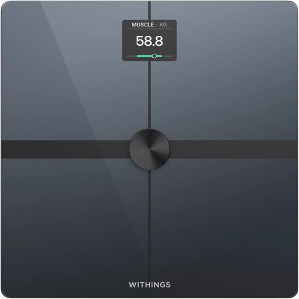 Withings Body Smart Quadrato Nero Bilancia pesapersone elettronica