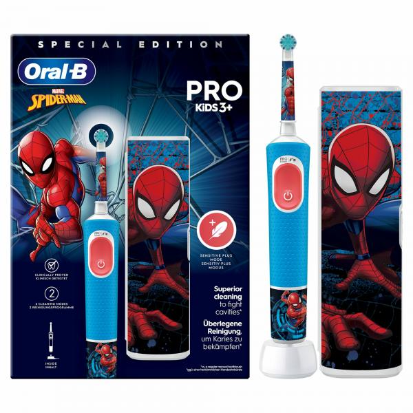 Oral B Pro Kids 3+ Cepillo Electrico Spiderman Special Edition