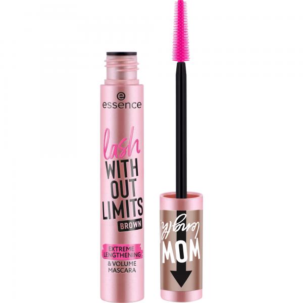 Essence Cosmetics Lash With Out Limits Extreme Lengthening y Volume 02-Brown 13ml