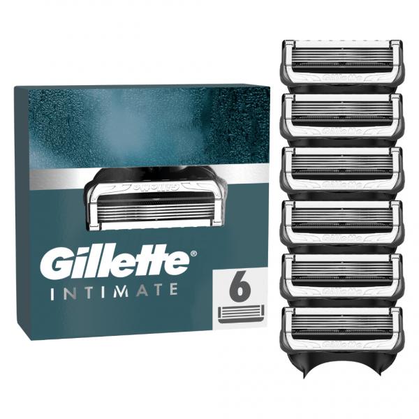 Gillette INTIMATE lametta 6 pz Uomo