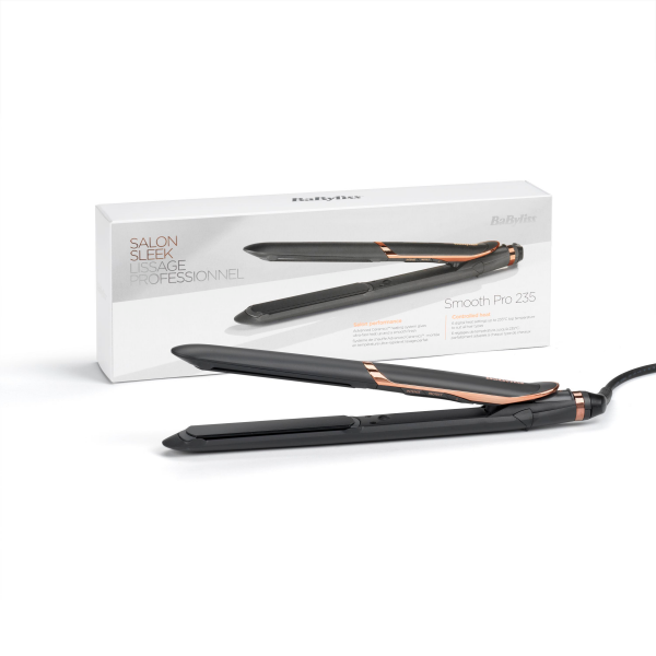 BaByliss ST394E messa in piega Piastra per capelli Caldo Nero 42 W 3 m