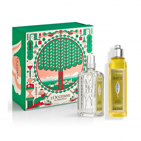 Set L'occitane Le Fraicheur Vervene Edt 100ml Gel Verbena 250ml@