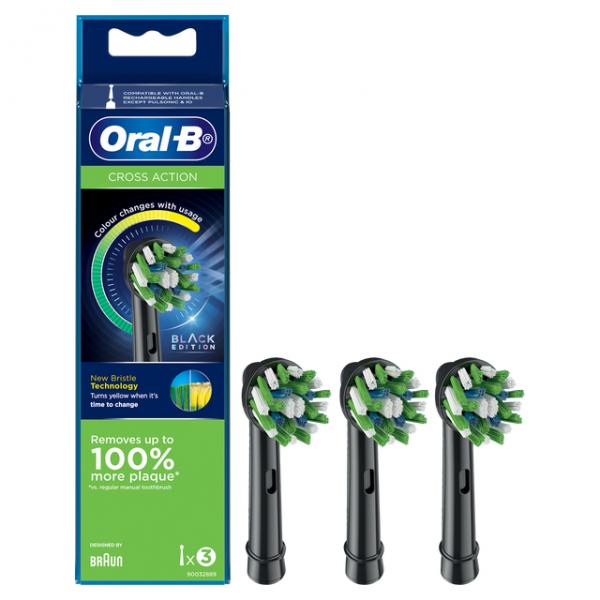 Oral B Cross Action Replacement 3 Heads