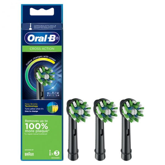 Oral B Cross Action Replacement 3 Heads