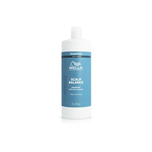 Wella Invigo Scalp Balance Deep Cleansing Shampoo For Oily Scalp 1000ml
