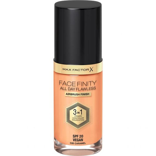 Max Factor Facefinity 3in1 Primer, Concealer y Foundation 85-Caramel 30ml