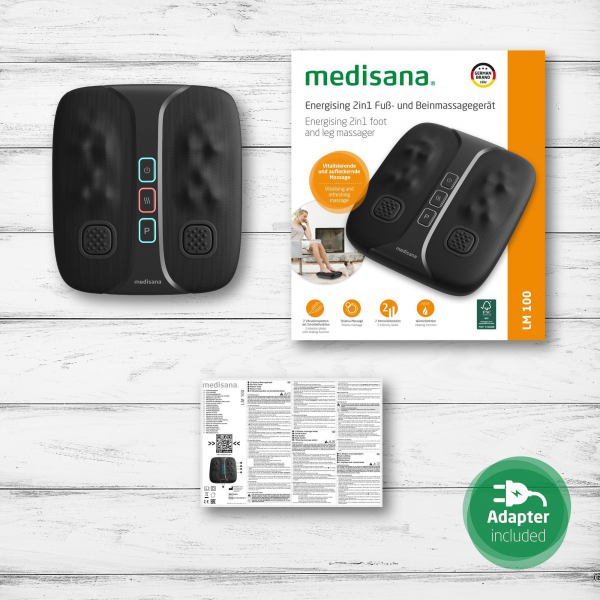 Medisana LM 100 massaggiatore Piedi, Gambe Nero