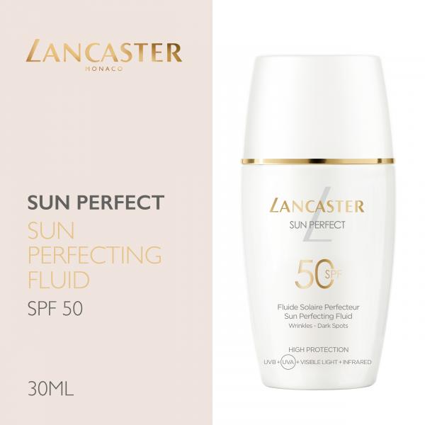 Lancaster Sun Perfect Sun Perfecting Fluid Wrinkles Dark Spots Spf50 30ml