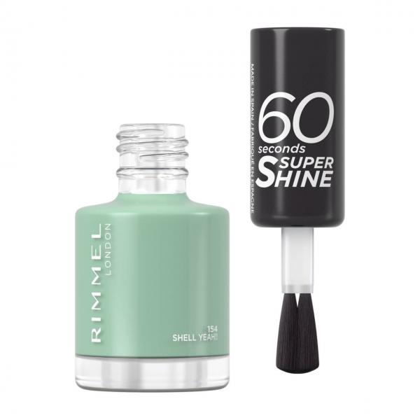 Rimmel London 60 Seconds Super Shine 154-Shell Yeah!! 8ml