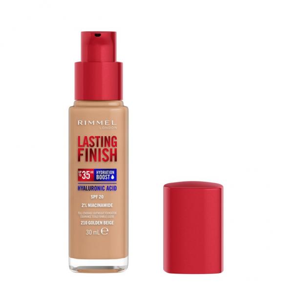Rimmel London Lasting Finish Hydration Boost Spf20 210-Golden Beige 30ml