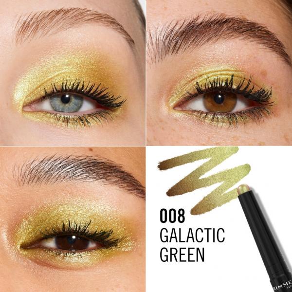 Rimmel London Wonder'last Sombra De Ojos En Barra 008-Galactic Green 1,64g