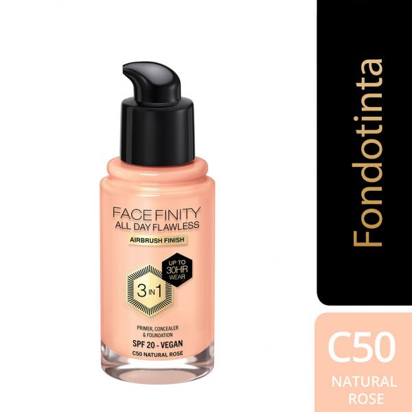 Max Factor Facefinity All Day Flawless 3 In 1 Foundation C50-Natural Rose 30ml