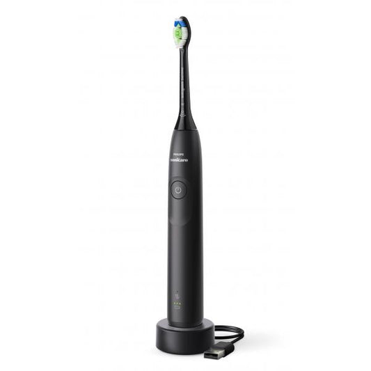 Philips Sonicare serie 5300 Sonicare spazzolino elettrico sonico con base di ricarica, 2 livelli intensit , sensore di pressione colore bianco HX7101/01 (Philips 5300 series Series 5300 HX7101)