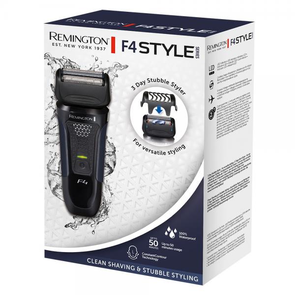 Remington F4002 rasoio elettrico Rotazione Trimmer Nero, Blu