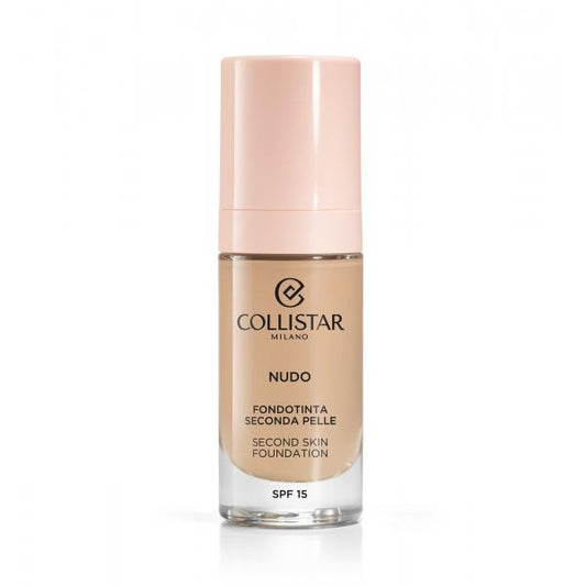 Collistar Nudo Fondo De Maquillaje Segunda Piel Spf15 2r-Beige Rosato 30ml