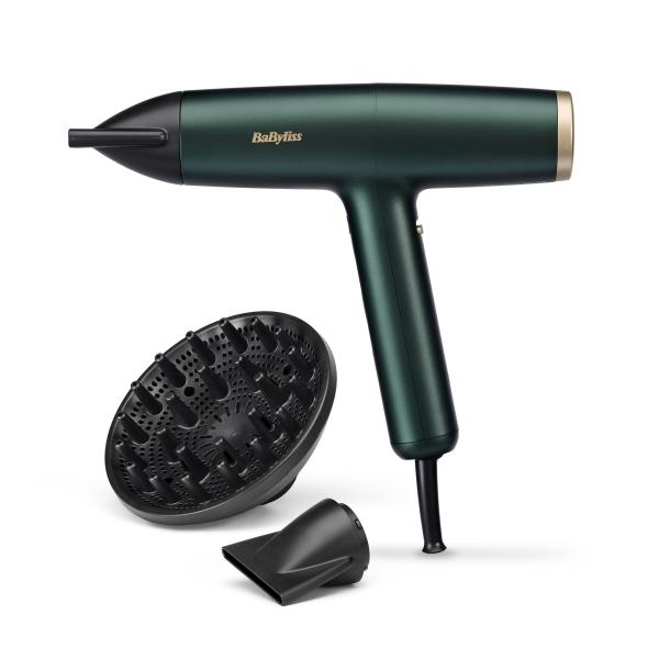 BaByliss Air Power Pro asciuga capelli 1700 W Oro, Verde