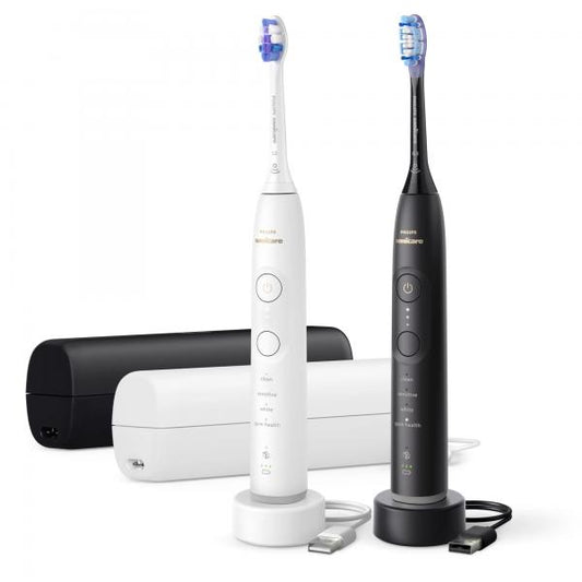 Philips Sonicare serie 7100 Series 7100 HX7429/02 Spazzolino ricaricabile (Philips HX7429 Sonicare 7100 Duo-Pack black/white)