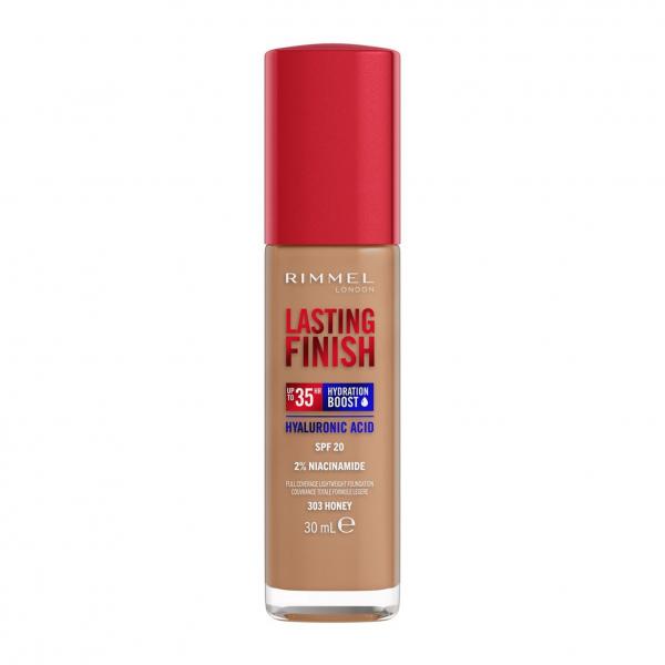 Rimmel London Lasting Finish Hydration Boost Spf20 303-Honey 30ml