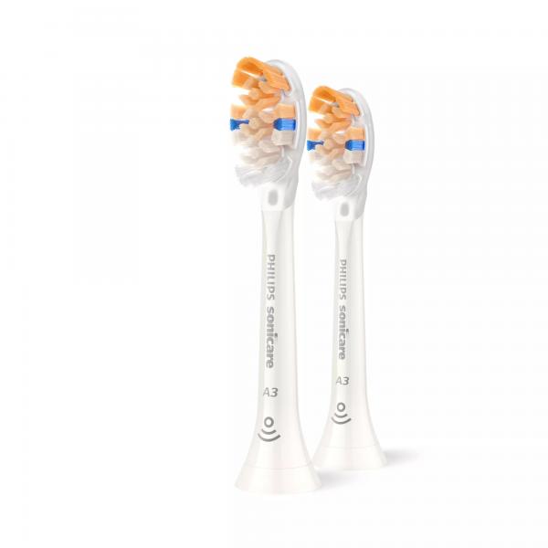 Philips Sonicare HX9092/87 2x Testine bianche per spazzolino sonico (Philips Premium All-in-One HX9092/87 2)
