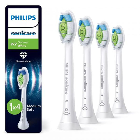 Philips Optimal White HX6064/87 Confezione da 4 testine