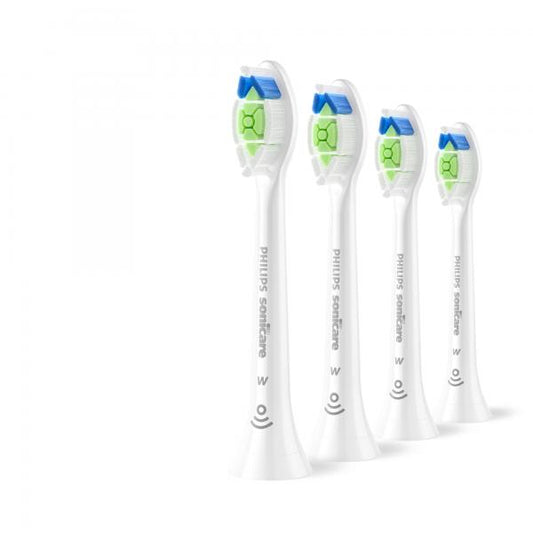 Philips Sonicare HX6064/87 4x testine bianche per spazzolino sonico (Philips HX 6064/87 Sonicare)