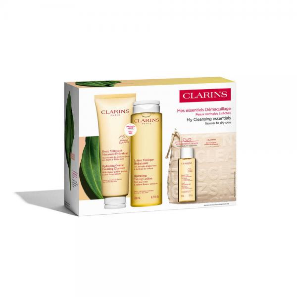 Clarins Hydrating Gentle Foaming Cleanser 125ml Set 4 Pieces